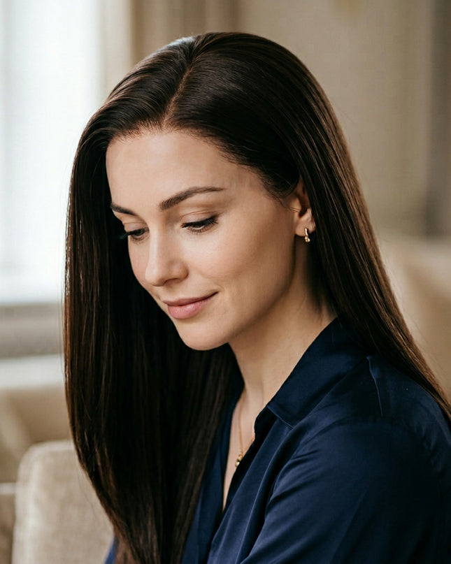Brazilian Straight Glueless Lace Wig